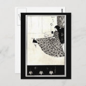 Briefkaart- illustratie-Aubrey Beardsley 45 Briefkaart (Voorkant / Achterkant)