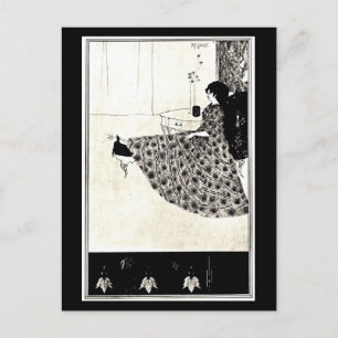Briefkaart- illustratie-Aubrey Beardsley 45 Briefkaart