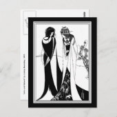 Briefkaart: Illustratie door Aubrey Beardsley Briefkaart (Voorkant / Achterkant)