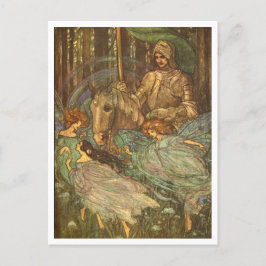 Briefkaart illustratie fairies-dansen