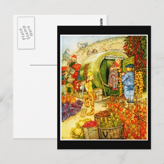 Briefkaart- Illustratie-Rackham 14 Briefkaart (Voorkant / Achterkant)