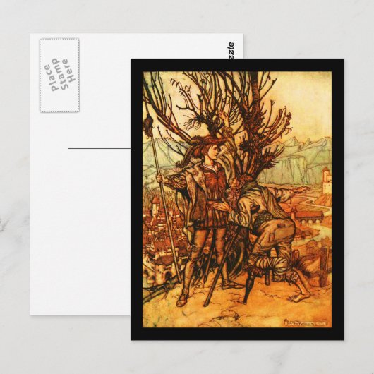 Briefkaart- Illustratie-Rackham 16 Briefkaart (Voorkant / Achterkant)