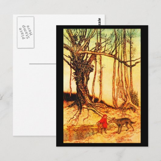 Briefkaart- Illustratie-Rackham 37 Briefkaart (Voorkant / Achterkant)