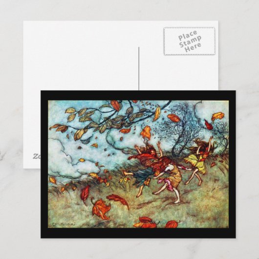 Briefkaart- Illustratie-Rackham 41 Briefkaart (Voorkant / Achterkant)