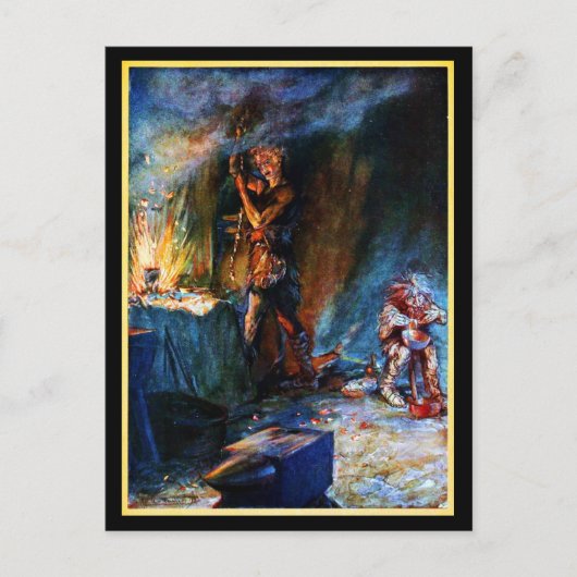 Briefkaart- Illustratie-Rackham 6 Briefkaart (Voorkant)