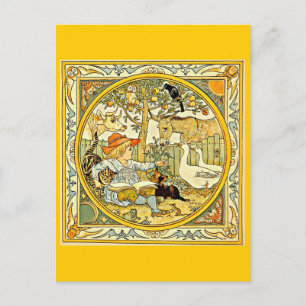 Briefkaart- Illustratie-Walter Crane 16 Briefkaart