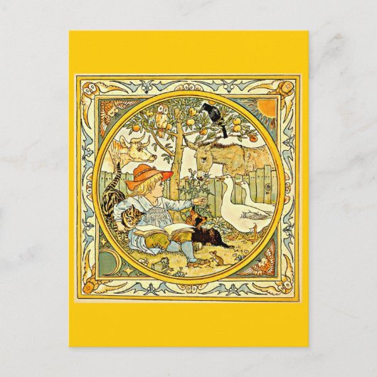 Briefkaart- Illustratie-Walter Crane 16 Briefkaart (Voorkant)