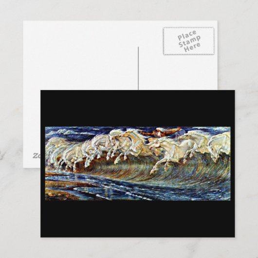 Briefkaart- Illustratie-Walter Crane 18 Briefkaart (Voorkant / Achterkant)