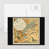 Briefkaart- Illustratie-Walter Crane 54 Briefkaart (Voorkant / Achterkant)