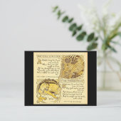 Briefkaart- Illustratie-Walter Crane 65 Briefkaart (Staand voorkant)