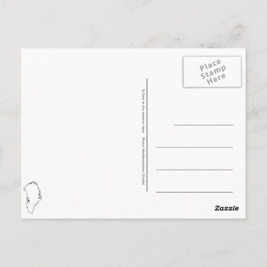 Briefkaart Ilulissat (Achterkant)