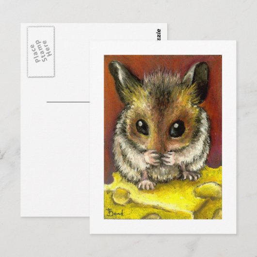 Briefkaart in de avondmaal (Voorkant / Achterkant)