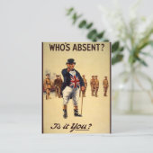 Briefkaart in de Eerste Wereldoorlog (Staand voorkant)