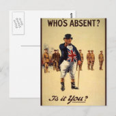 Briefkaart in de Eerste Wereldoorlog (Voorkant / Achterkant)