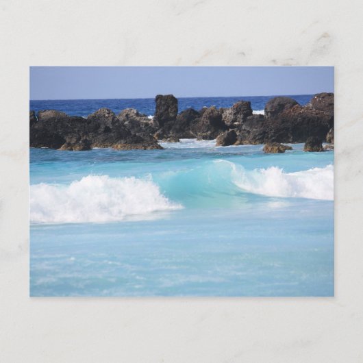 Briefkaart in de Hawaiitische Oceaan (Voorkant)