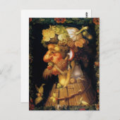 Briefkaart in de herfst van Arcimboldo (Voorkant / Achterkant)