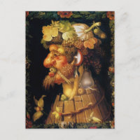 Briefkaart in de herfst van Arcimboldo