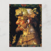 Briefkaart in de herfst van Arcimboldo (Voorkant)