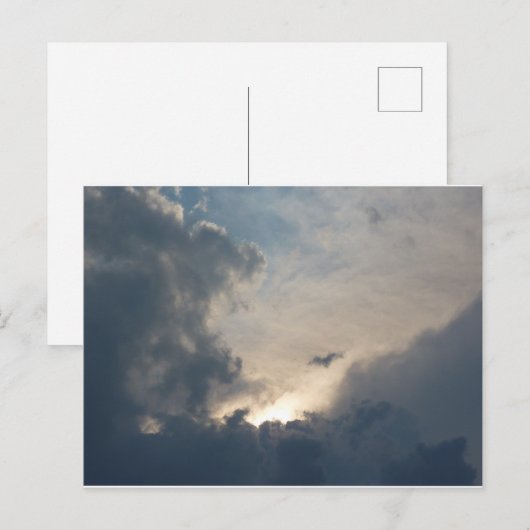 Briefkaart in de lucht - spiriën in de lucht (Voorkant / Achterkant)