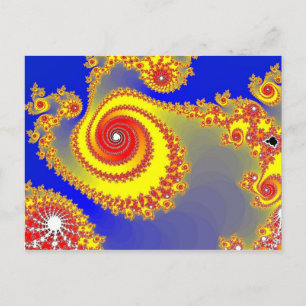 Briefkaart in de put