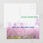 briefkaart in goede ochtend (Voorkant / Achterkant)