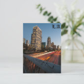 Briefkaart in het binnenland L.A. (Staand voorkant)