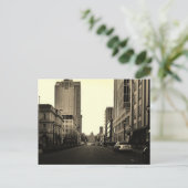 Briefkaart in het centrum van Raleigh (Staand voorkant)