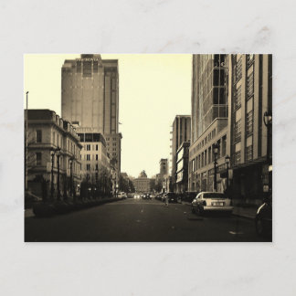 Briefkaart in het centrum van Raleigh