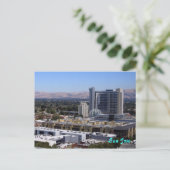 Briefkaart in het centrum van San Jose (Staand voorkant)