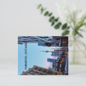 Briefkaart in het centrum van Toronto (Staand voorkant)