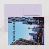 Briefkaart in het centrum van Toronto (Voorkant / Achterkant)