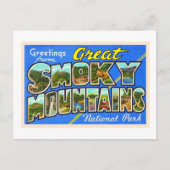 Briefkaart in het Grote Smoky-gebergte (Voorkant)