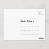 Briefkaart in het najaar (Achterkant)