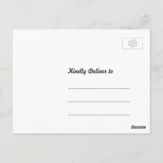 Briefkaart in het najaar (Achterkant)