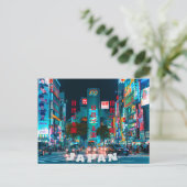 Briefkaart in Japanse stijl, eenvoudig uniek brief (Staand voorkant)