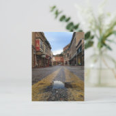Briefkaart in Main Street Bisbee (Staand voorkant)