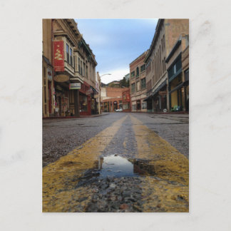 Briefkaart in Main Street Bisbee