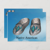 Briefkaart Indiase vrouwenkorven (Voorkant / Achterkant)