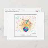 BRIEFKAART INFINITEIT EN BEYOND Cartoon (Voorkant / Achterkant)