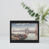 Briefkaart Ingang op het Grote Kanaal (Staand voorkant)