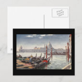 Briefkaart Ingang op het Grote Kanaal (Voorkant / Achterkant)
