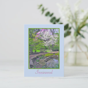 BRIEFKAART, INNISWOOD GARDEN/"SPRING SERENITY" BRIEFKAART