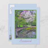 BRIEFKAART, INNISWOOD GARDEN/"SPRING SERENITY" BRIEFKAART (Voorkant / Achterkant)