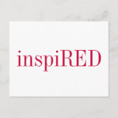 BRIEFKAART - inspiRED (Voorkant)