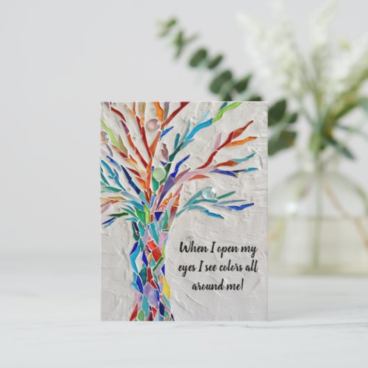 Briefkaart Inspirerend prijsopgave (Staand voorkant)