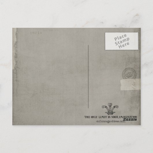 Briefkaart Intermission Usher (Achterkant)