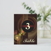 Briefkaart Intimate Connection Table Number (Staand voorkant)