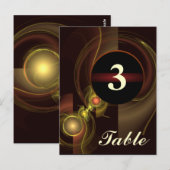 Briefkaart Intimate Connection Table Number (Voorkant / Achterkant)