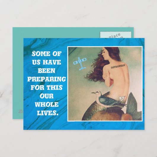 Briefkaart- Introvert Briefkaart (Voorkant / Achterkant)