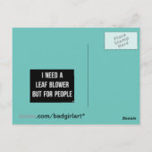 Briefkaart- Introvert Briefkaart (Achterkant)